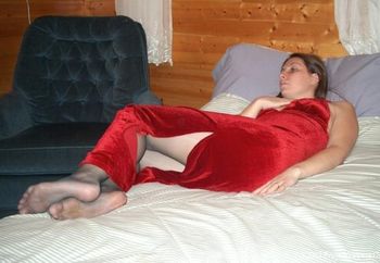 23 Year Old Wife Red Dress
