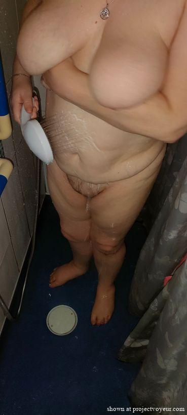 wife in shower - image1