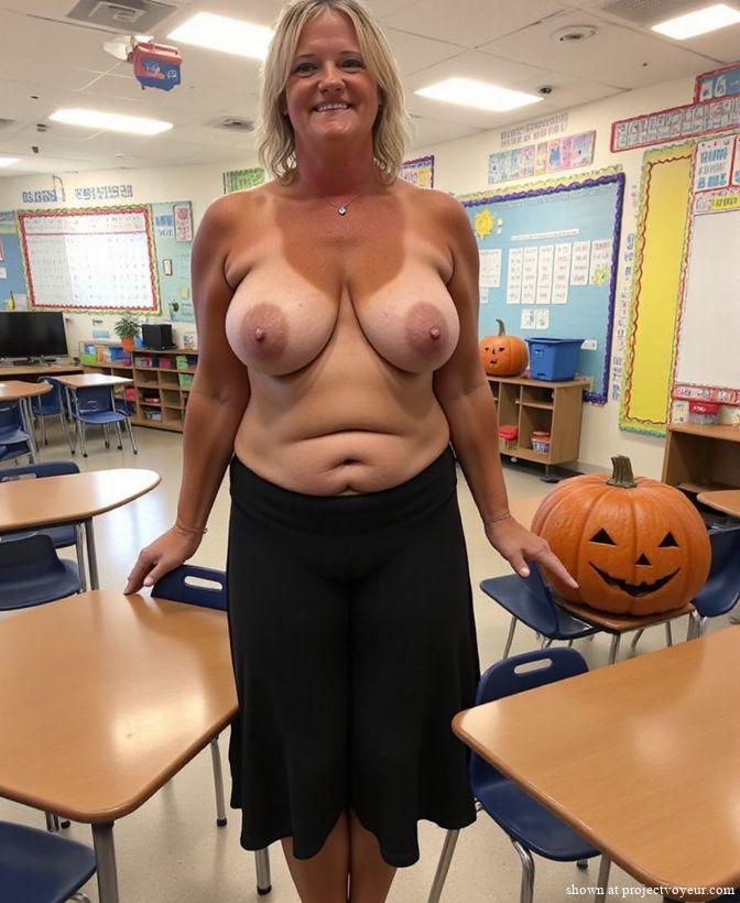 Joanne a Teacher at Halloween - image4