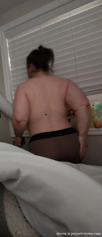 Fat wife Dani undressing 2 - image7